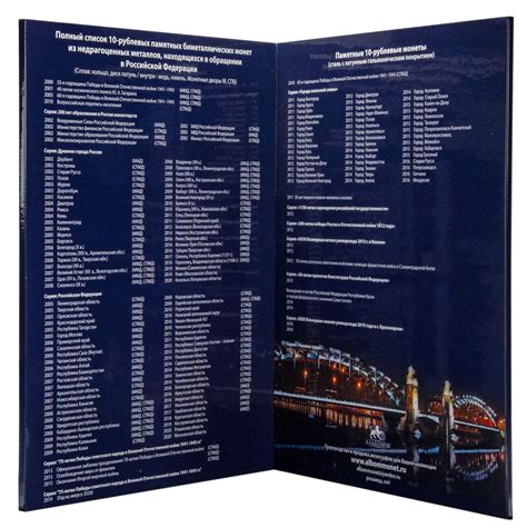 Набор 10-рублевых монет в альбоме 2000-2019, 176 штук (Все 10р ...