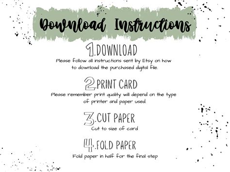 Happy Easter Printable Card | Instant Download Simple Easter Bunny Card