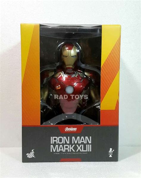 Promo Ironman Bust Mark 43 Hot Toys Action Figure Toys Iron Man Mark XLIII Diskon 23 Di Seller