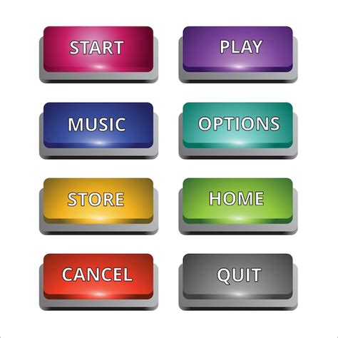ultrahd button vectors illustrations    freepik