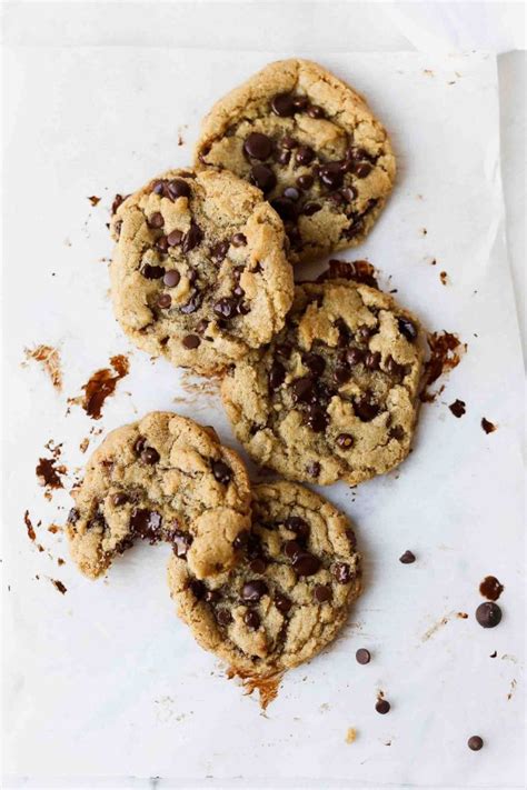 Crispy Chocolate Chip Cookies - two raspberries