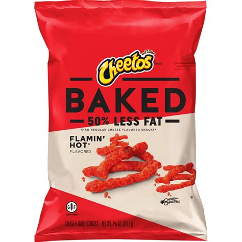 Cheetos Oven Baked Flamin Hot Cheese Flavored Snacks Oz Instacart