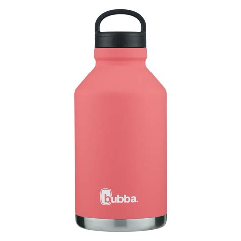 Bubba Growler Stainless Steel Water Bottle Wide Mouth Rubberized In