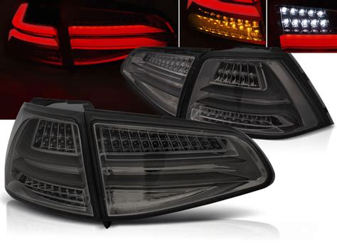 Pilotos Traseros Led Vw Golf 7 13 Ahumado Led Bar 325 00 Golf Vii