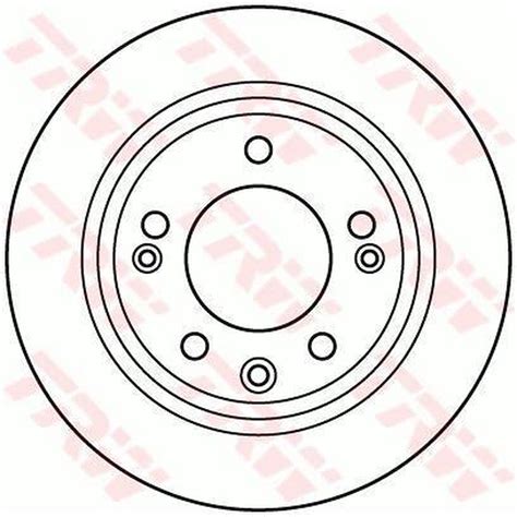 TRW Set van 2 remschijven DF6123 | bol