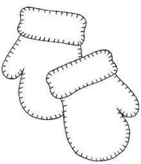 Варежка рисунок трафарет для вырезания (ФОТО) - detskieru.ru