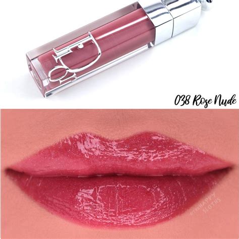 Mini CD Dior Addict Lip Maximizer 2ml 038 Rose Nude Beauty Personal Care Face Makeup On