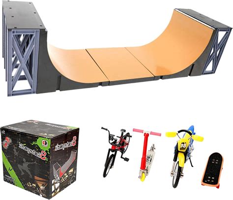 Pw Tools Finger Skate Park Ultimate Half Pipe Rampen Set Finger