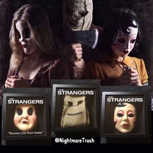 The Strangers Movie Mask Display 3 Piece Collection Prey at - Etsy