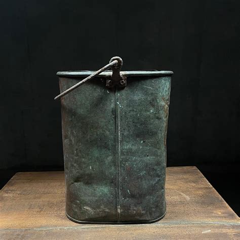 1930 Solid Copper Bucket