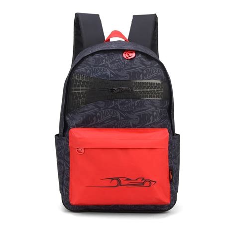 Mochila Escolar Hot Wheels Preta Luxcel Shopee Brasil
