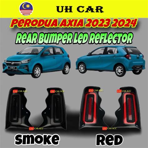 Perodua Axia Rear Bumper Led Reflector Light Lamp Daylight