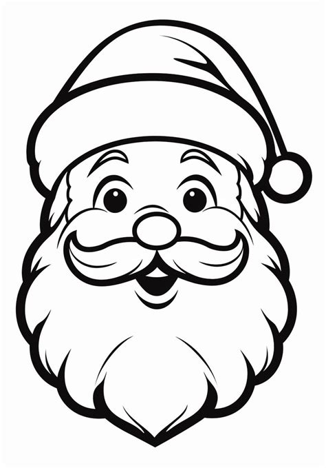 🖍️ Happy Santa Claus - Printable Coloring Page for Free - Pupla.com ...