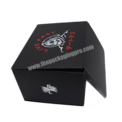 Customized Recycled Matte Black Printing Corrugated Paper Cardboard