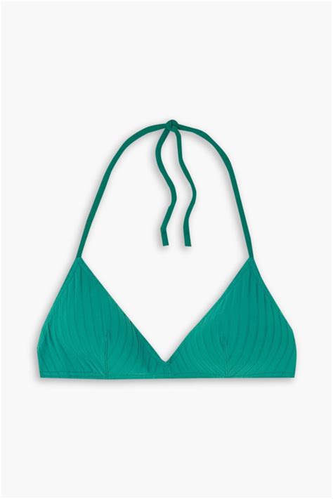 ERES Curaçao ribbed triangle bikini top THE OUTNET