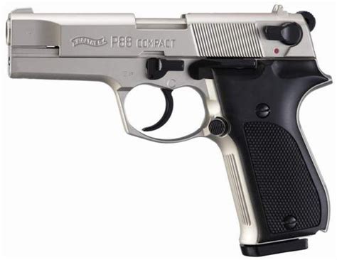 Plynová pištoľ Walther P88 Compact nikel plast kal.9mm | Armysoft.sk