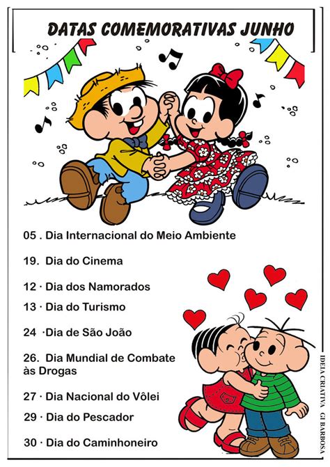 Data Comemorativa Em Junho - Blog do 4º A: Datas Comemorativas de Junho:
