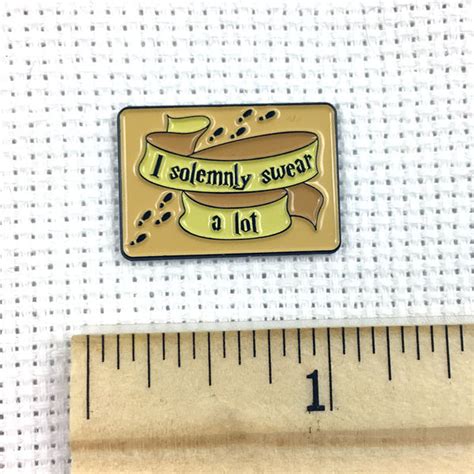 Bundle I Solemnly Swear A Lot Decal And Needle Minder Snarky Wizardin