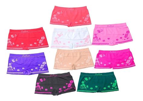 Kit Cueca Boxer Feminina Short Microfibra Lingerie Box Parcelamento Sem Juros