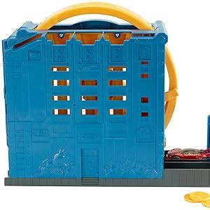 Amazon Hot Wheels City Super Sets Super Bank Blast Out Play Set