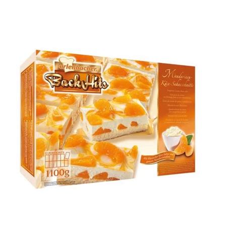 Mandarinen Käse Sahne Schnitte geschn TK 12St 1 1kg Erlenb