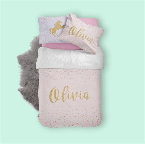 Unicorn Girls Room Unicorn Girls Bedding Twin Duvet Covers | Etsy