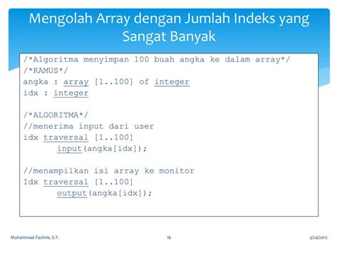 array bag powerpoint    id