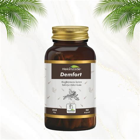 DEMFORT 90 KAPSÜL 850mg - Keçiboynuzu İçeren Takviye Edici Gıda