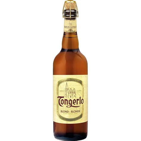 Tongerlo Bi Re Blonde Bouteille Cl Pas Cher Auchan Fr