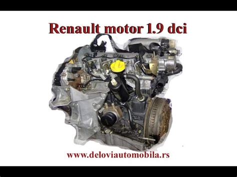 Renault Motor Dci Gde Se Nalaze Glavni Delovi I Sklopovi Princip