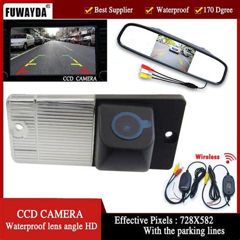 Fuwayda C Mara De Visi N Trasera Inal Mbrica Ccd Para Coche Monitor De