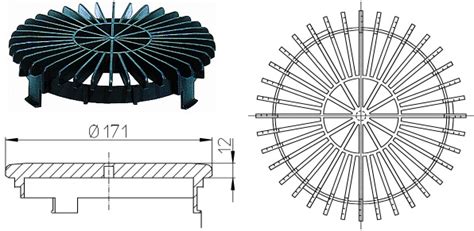 HL 170 плоский листвоуловитель для кровельных воронок