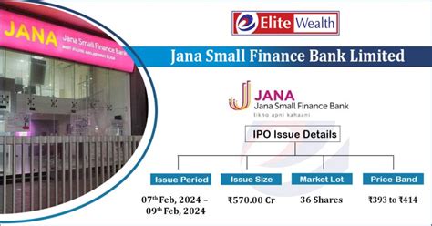 Jana Small Finance Bank IPO Details Issue Price Date News Allotment