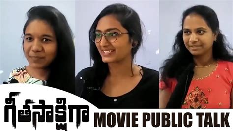 Geeta Sakshigaa Movie Public Talk Aadarsh Chitra Shukla Anthony