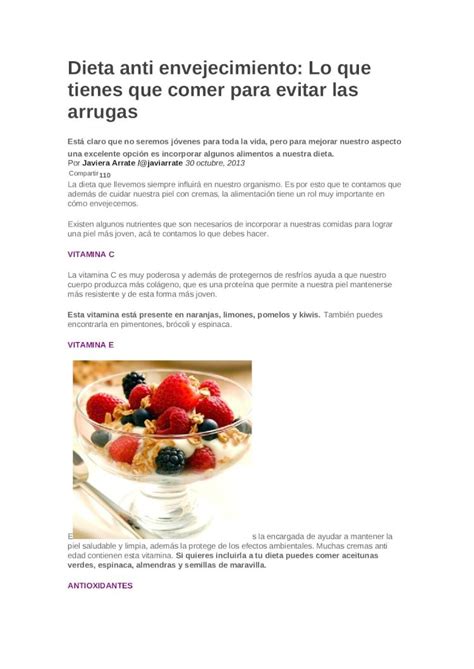 Docx Dieta Anti Envejecimiento Dokumentips