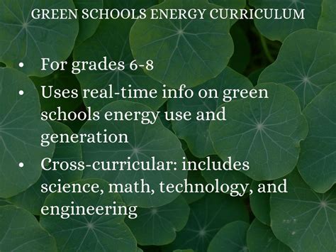 Green Schools Curriculum by Rebecca Froggatt