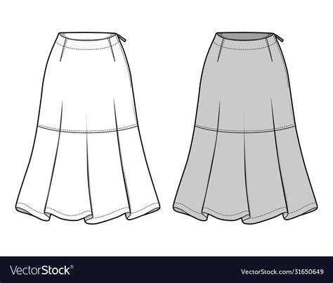 Юбка полусолнце рисунок - 80 фото