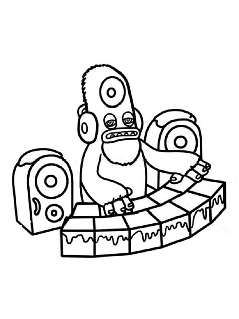 My Singing Monsters coloring pages