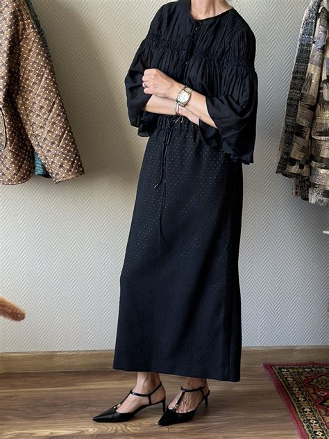 Юбка из жаккарда с золотую точку купить в интернет-магазине Tashabuena