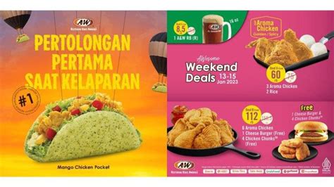 Promo AW Restoran 15 Januari 2023 Beli 6 Aroma Chicken Gratis 1 Deluxe