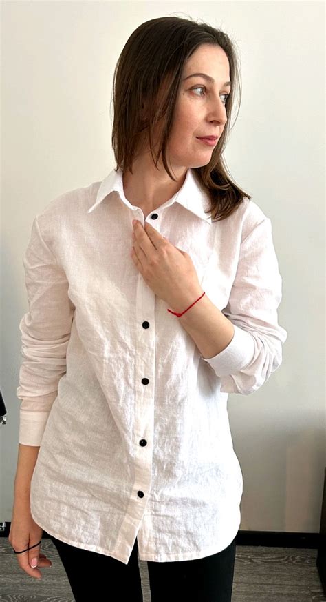 Рубашка из эко ткани в интернет-магазине на Ярмарке Мастеров | Рубашки ...