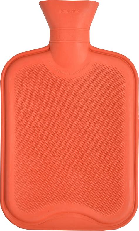 Vagabond Bags Ltd L Red Ribbed Hot Water Bottle Amazon Co Uk Health Personal Care