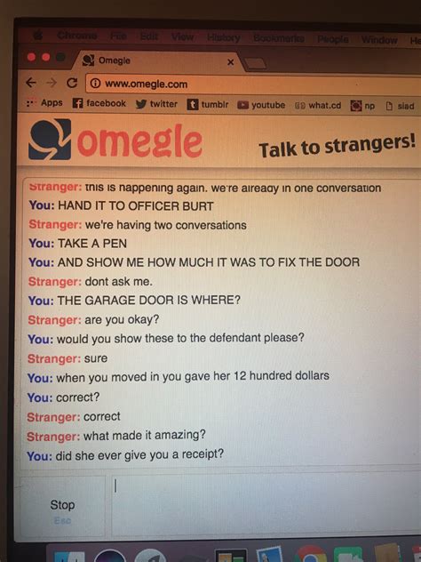 live omegle conversations