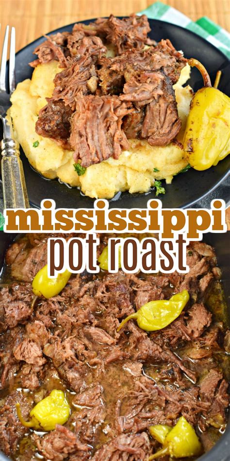 Mississippi Pot Roast | Slow cooker mississippi pot roast, Sunday