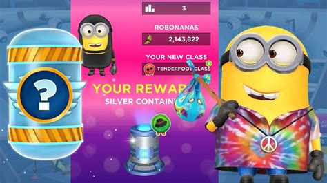 Despicable Me Minion Rush Silver Container Scout Class Top Bananas Room