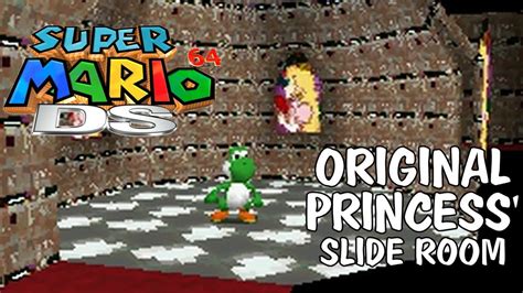 Super Mario 64 DS Unused Original Princess Slide Room YouTube