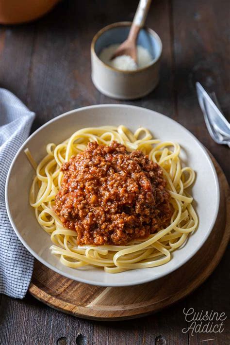 Sauce Bolognaise Facile Cuisine Addict