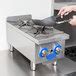 Globe GHP12G 12 Countertop Gas Hot Plate 44 000 BTU