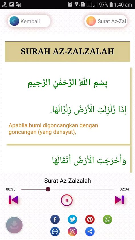 Surat Az Zalzalah Ayat 1 8 54 Koleksi Gambar