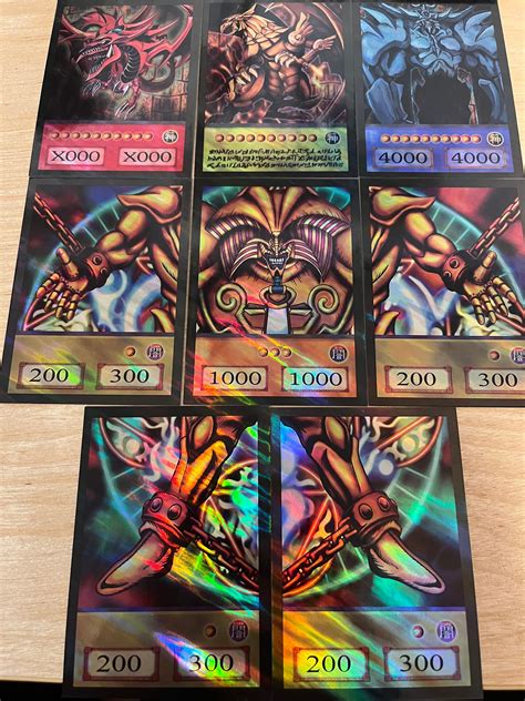 Yugioh Orica Card Anime Blue Eyes Red Eyes Dark Magician God Cards Exodia Etc Etsy